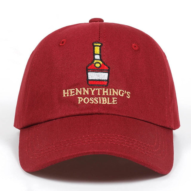 Henny Wine bottle Dad Hat.