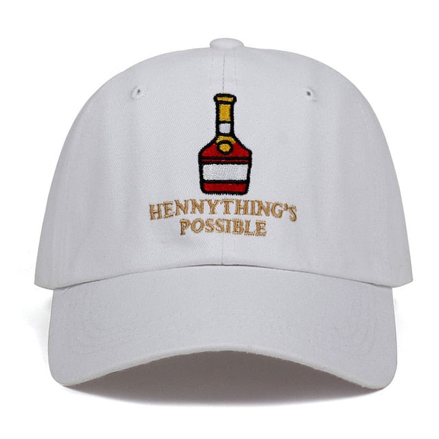 Henny Wine bottle Dad Hat.