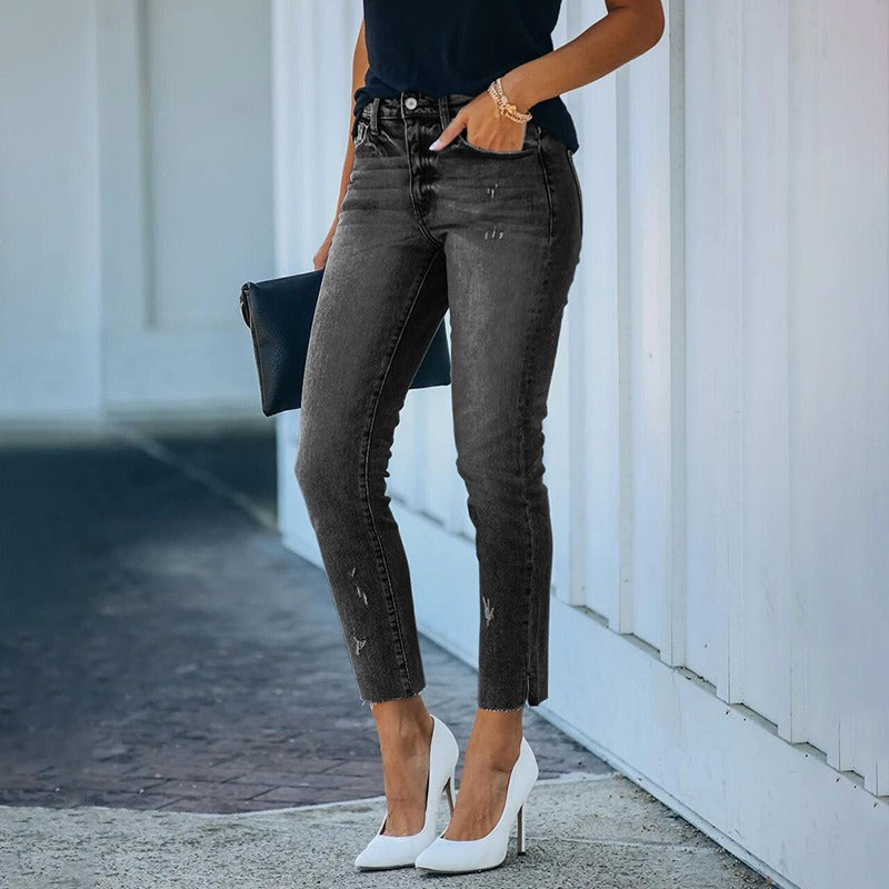 Women Slim Fit Casual Jeans.