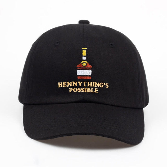 Henny Wine bottle Dad Hat.